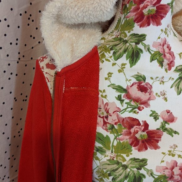 Jasmine & Ginger Red Long Hoodie - Size S - Picture 7 of 9
